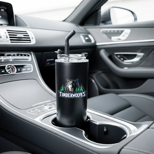 Double Wall SS Tumblers with Transparent Lid & Metal Straw – 500ml