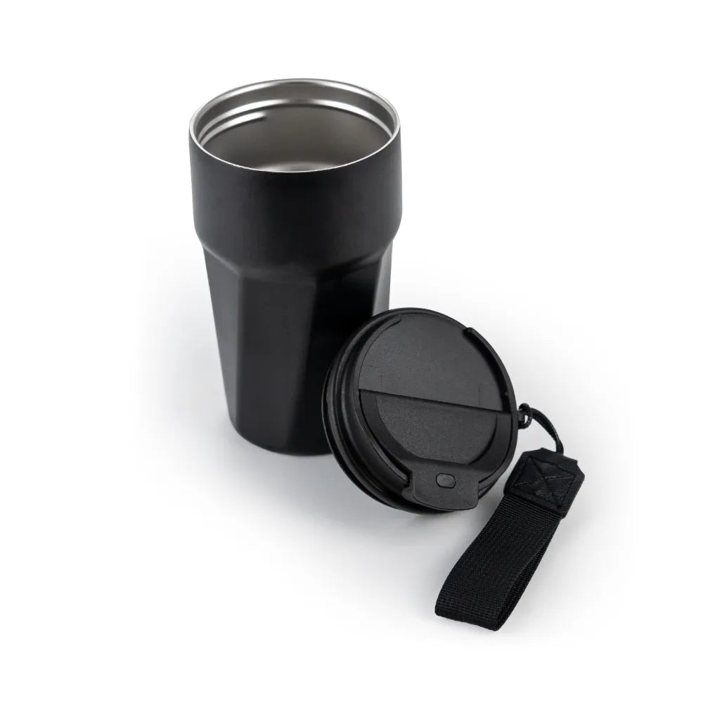 Tumblers with Lanyard in Double Wall Stainless Steel 480ml